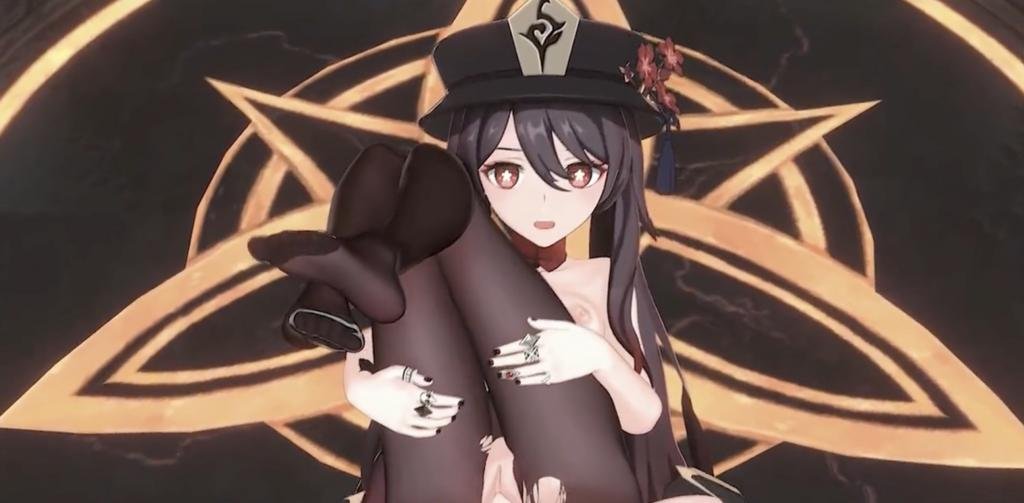 3D甘雨与胡桃激情互干,高潮迭起超带感